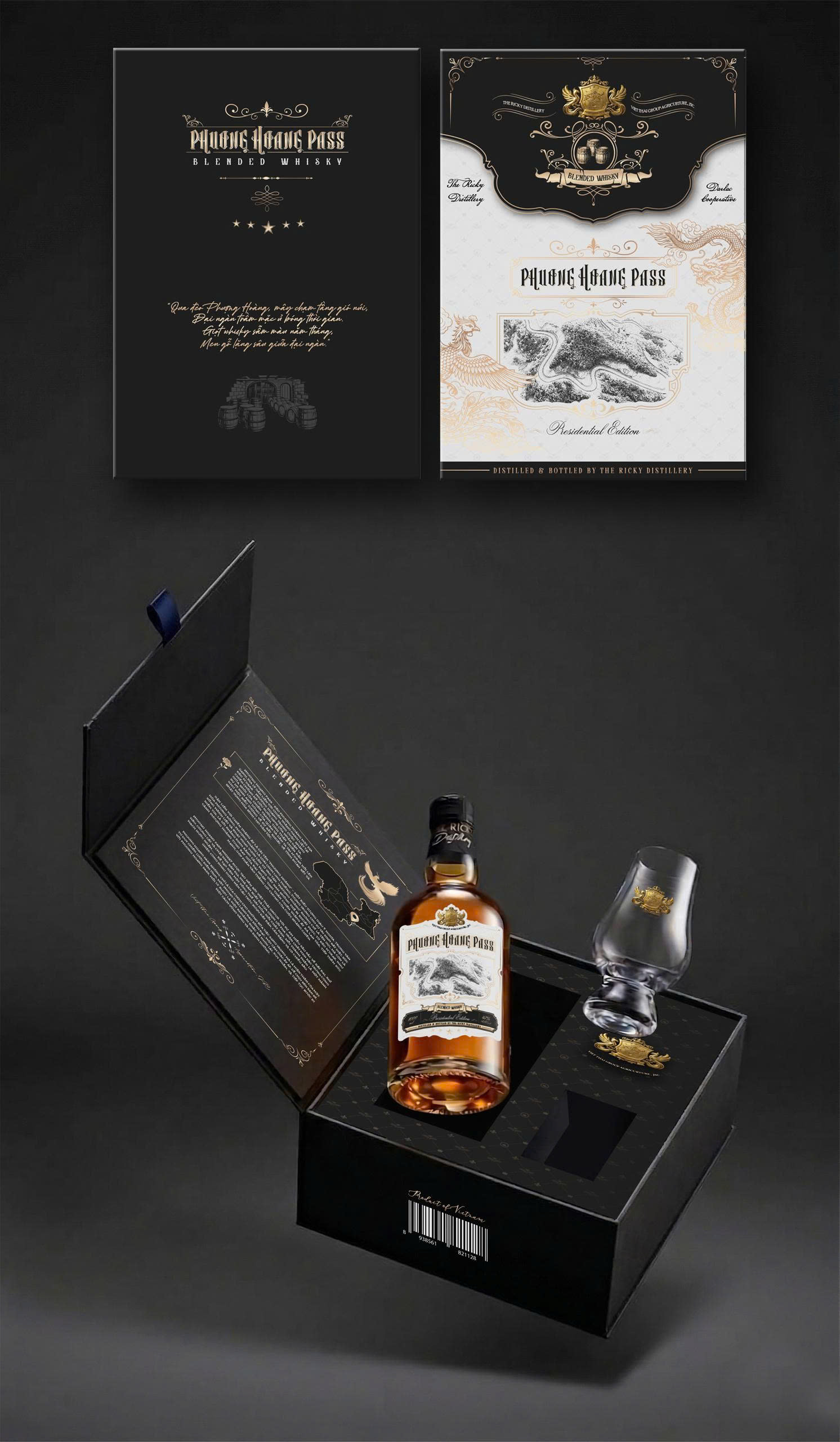 Whisky làm quà tặng đối tác trong hộp quà cao cấp