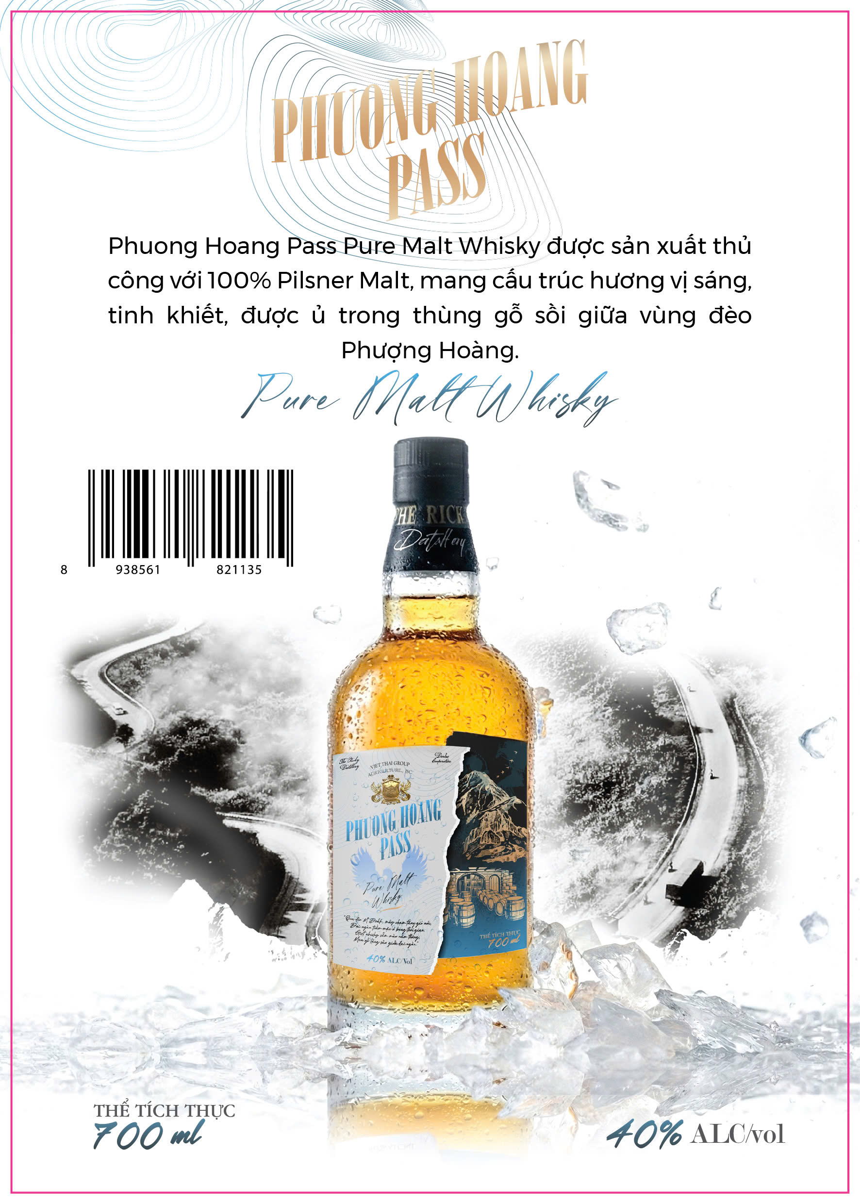 Thưởng thức Phượng Hoàng Pass Pure Malt Whisky cùng ly tasting glass